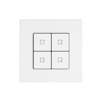 Commande pour poussoir scènes EDIZIO.liv Wiser SNAPFIX® 4 scènes WLAN 4T bc