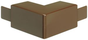 Angle extérieur Hager tehalit.LF 40×40mm brun IP30