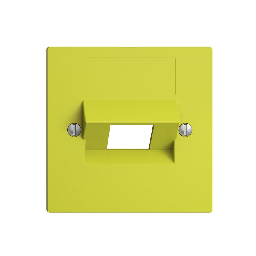 Frontplatte 1×RJ45 ITplus EDIZIOdue lemon