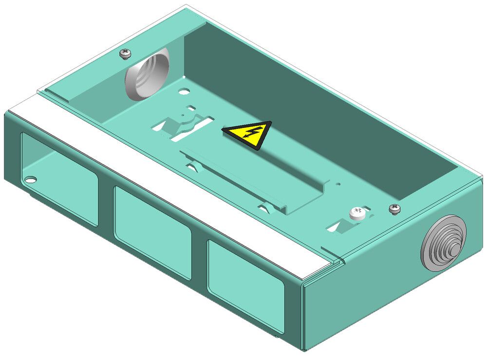 Anschlusskasten 3FLF horizontal DAK
