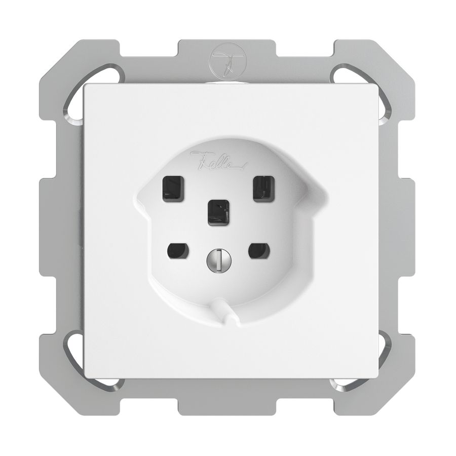 Prise ENC EDIZIOdue T25 16A blanc, avec bornes enf.