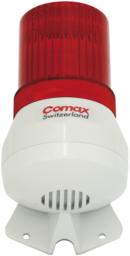 Klaxon Comax HPX3 avec lampe flash rouge 230VAC