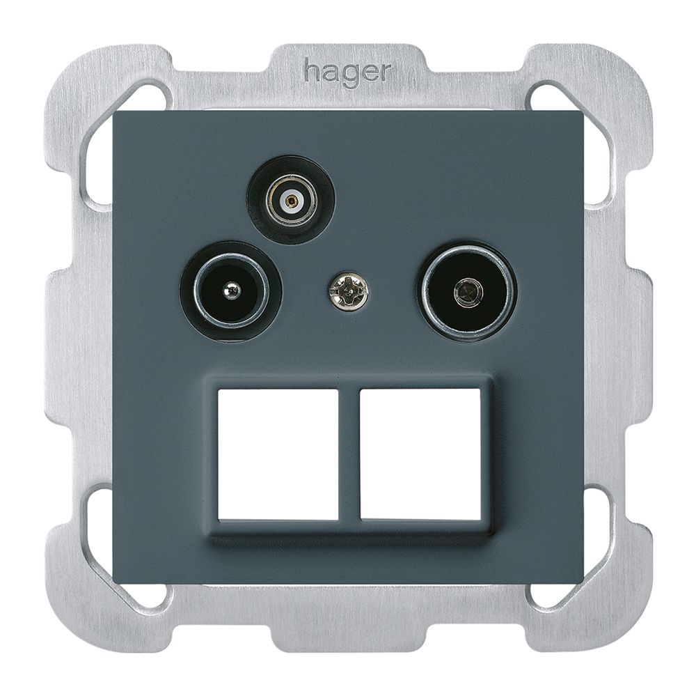 UP-Antennendose R/TV-Daten kallysto HMS B 2GHz 10.5db anthrazit