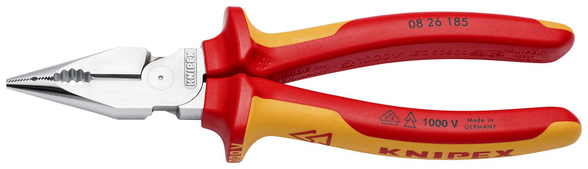 Spitzkombizange KNIPEX VDE Ø3.8/3/13mm 25mm²