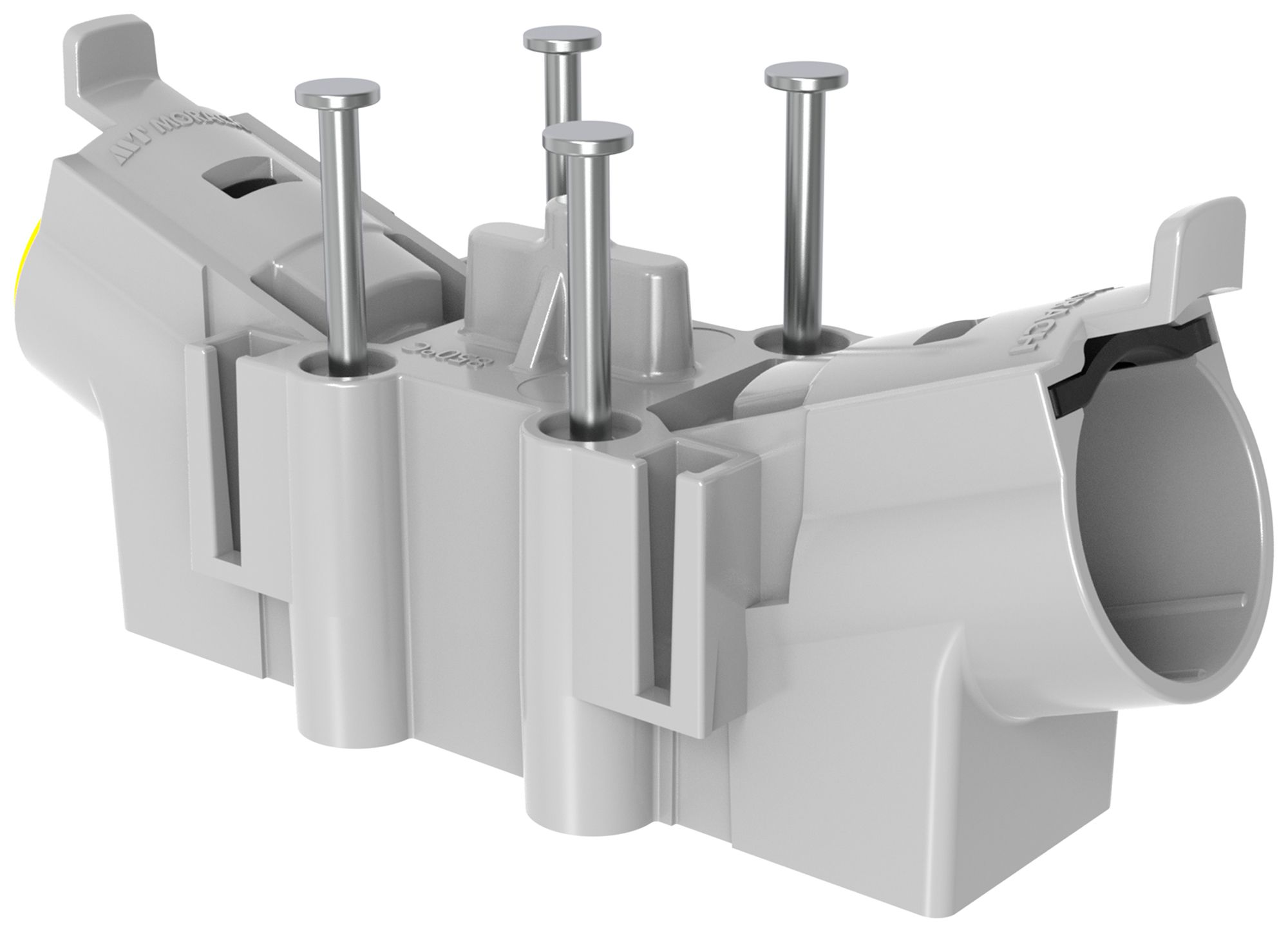 Lampendübel MT Crallo-Star 2×Ø25mm halogenfrei grau