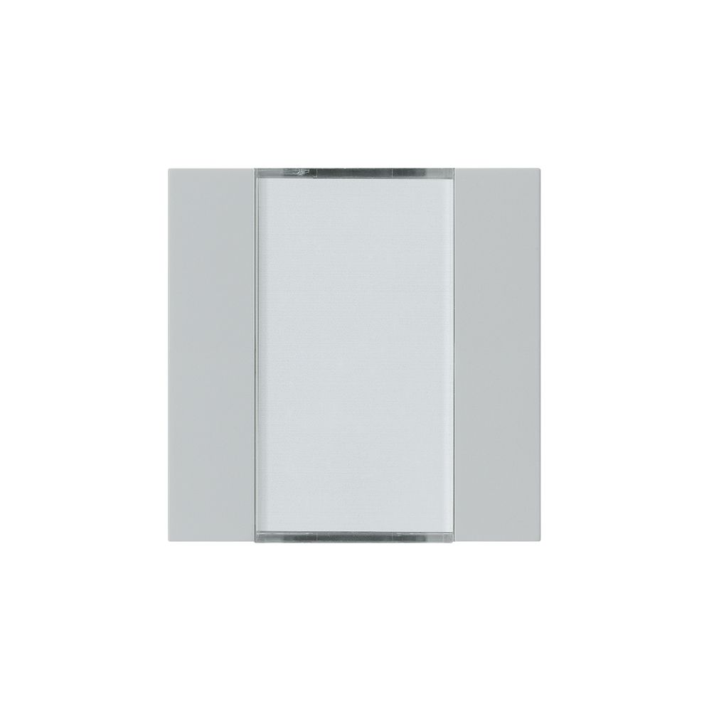 Frontset Hager kallysto 2×KNX systemlink/easylink hellgrau