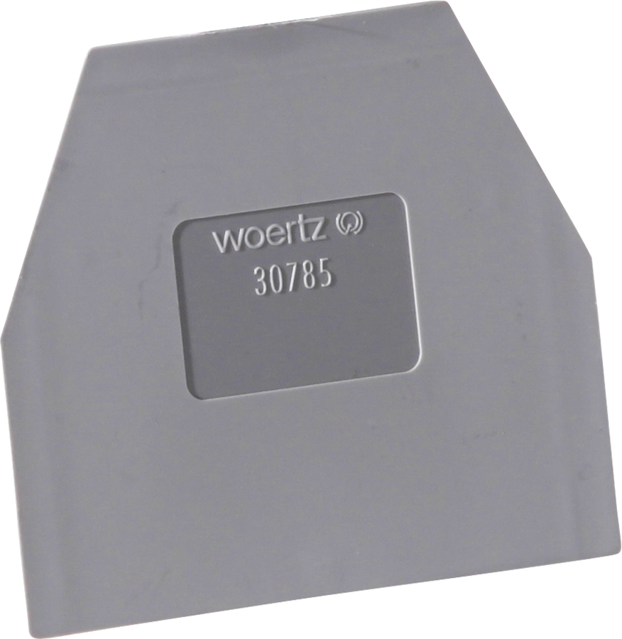 Abschlusswand 35mm² grau