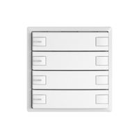 Pulsante universale EDIZIO.liv UNI SNAPFIX® c.LED RGB 8× com.1T bi