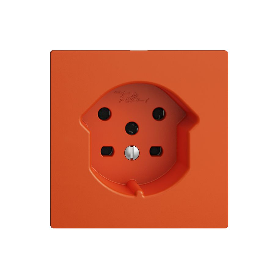 UP-Steckdose EDIZIOdue T15 orange