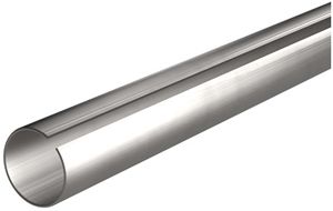 Schutzrohr 1/2" Flury AL 53 geschlitzt, Inox A2, L=4500mm