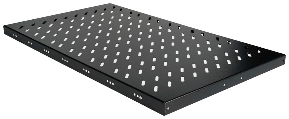 Geräteboden ROLINE 485×32×736mm 50kg schwarz Fachboden