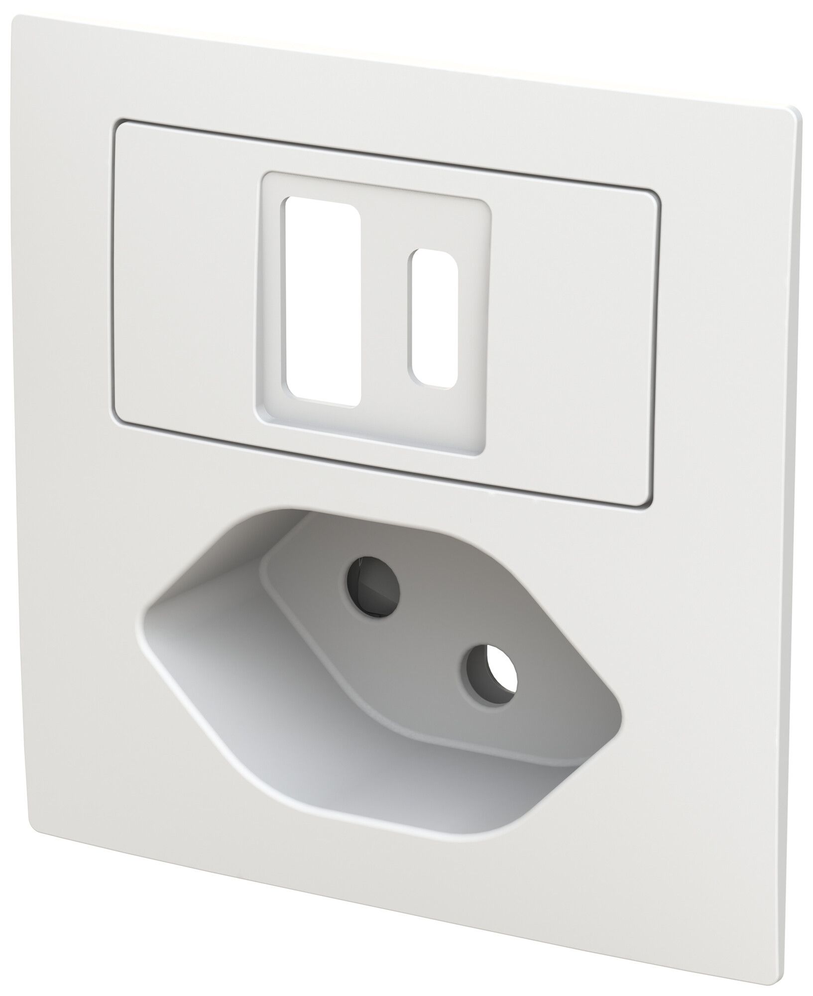 UP-Frontset ABB Sidus USB-A+C + T13 60×60mm ws IP20