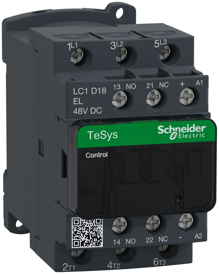 Schütz Schneider Electric LC1D18EL 48VDC 1S+1Ö 18A TeSys