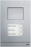 Station de porte audio ABB-Welcome A21051P3-A-04 3×bouton alu 205×135×18mm