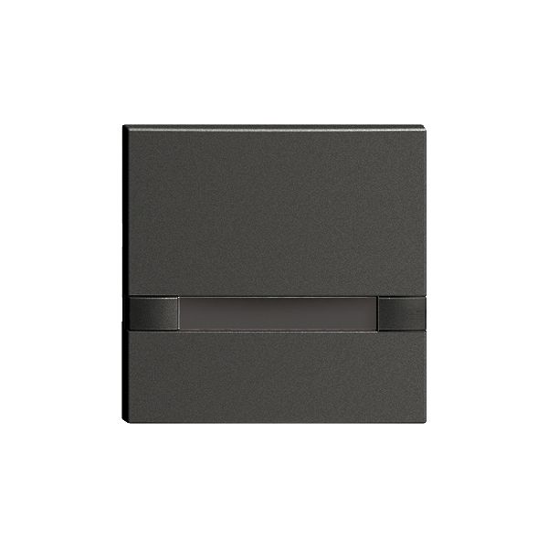 Touche 1/1 KNX/électron.s.LED+ pap.EDIZIOdue comm.2×noir