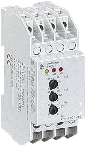 Relè di sovra-/sottotensione AMD Dold IL 9077, 3L, 400VAC 0.9…1.3/0.7…1.1×Un