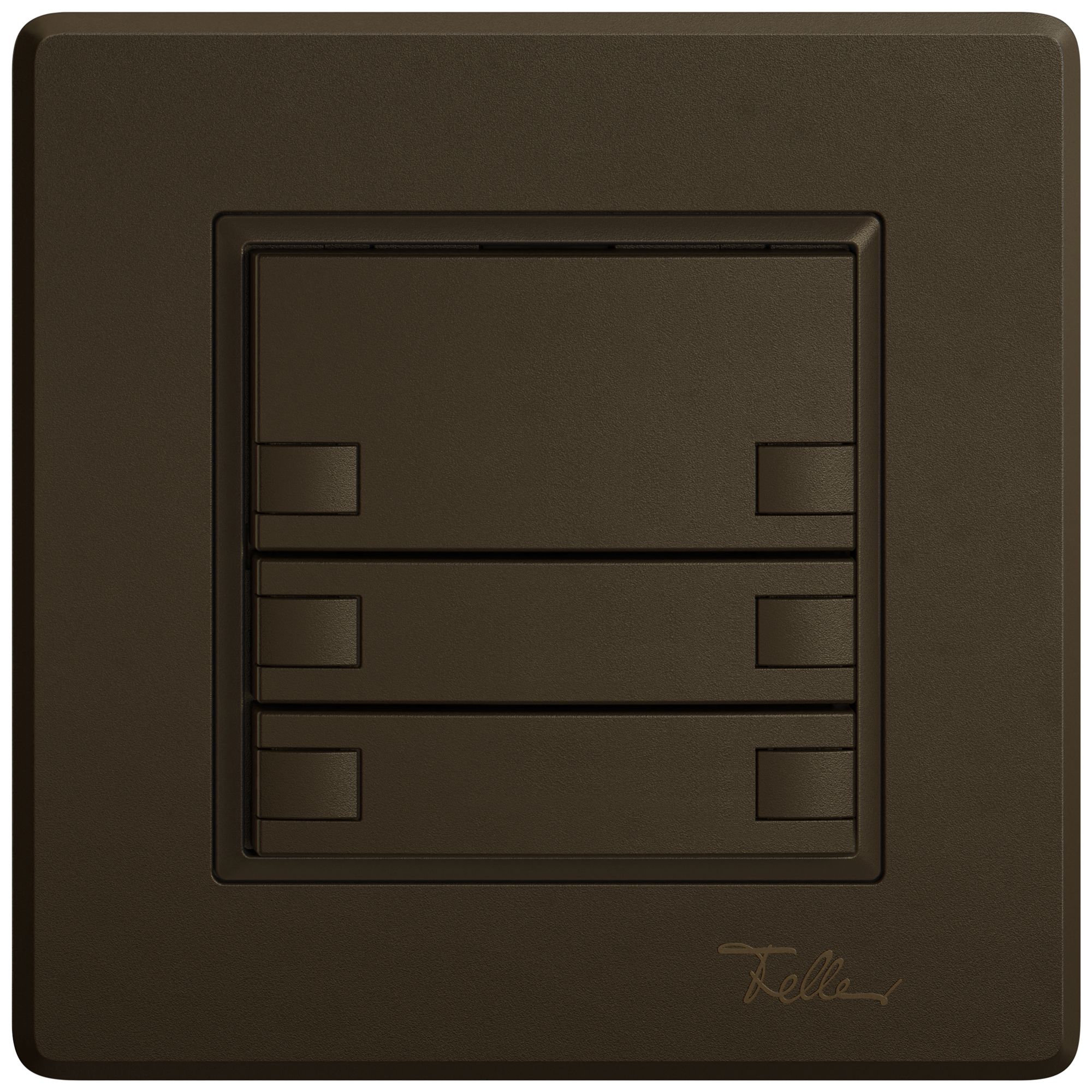 UP-Universaltaster EDIZIO.liv UNI SNAPFIX® o.LED 3× 2-Tbed.br