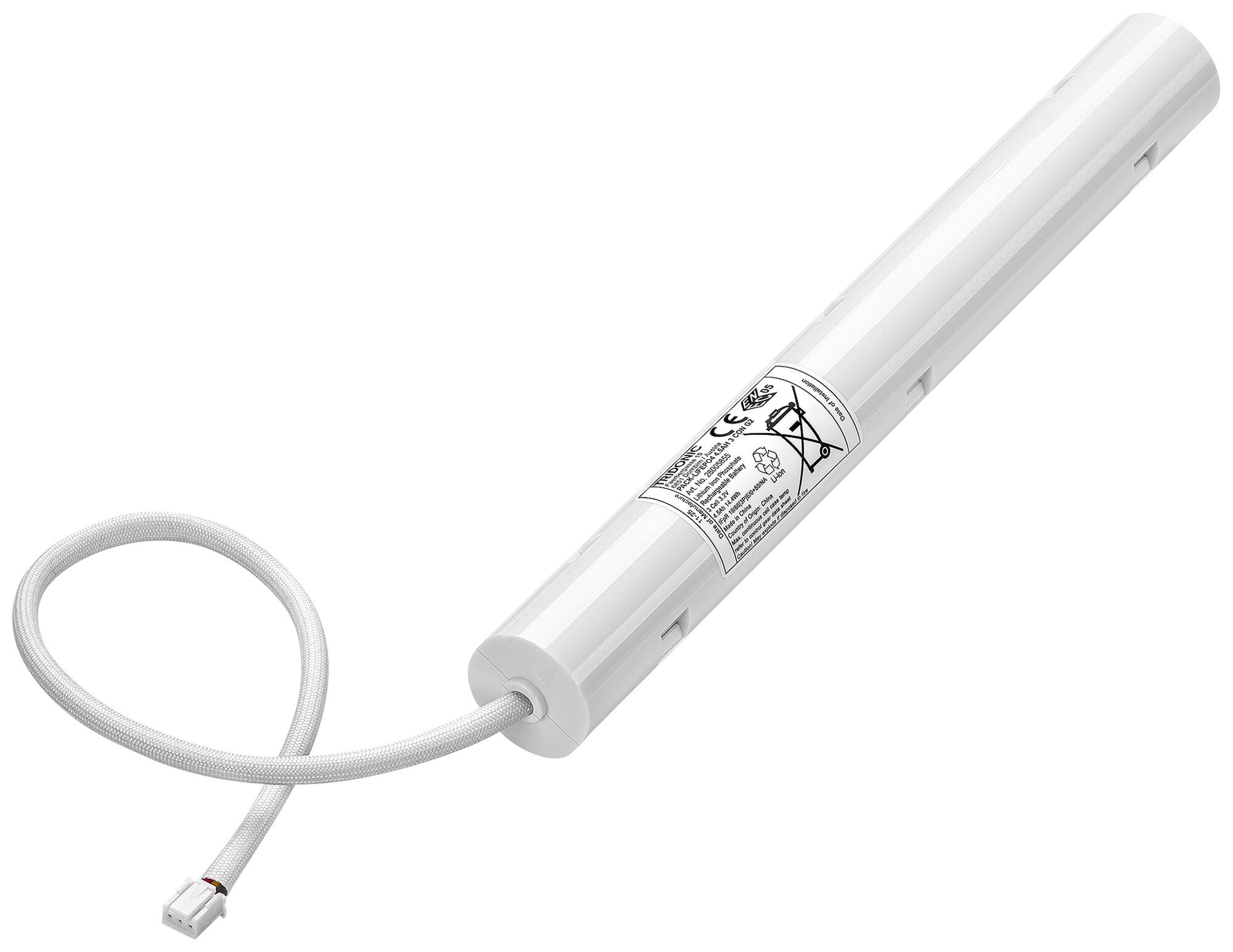 Accu Tridonic PACK-LiFePO4 9.6V 4.5Ah cavo e spina