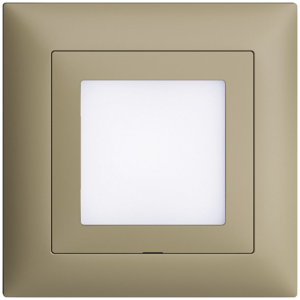 Kit frontale INC EDIZIOdue sand 88×88mm per lampada LED