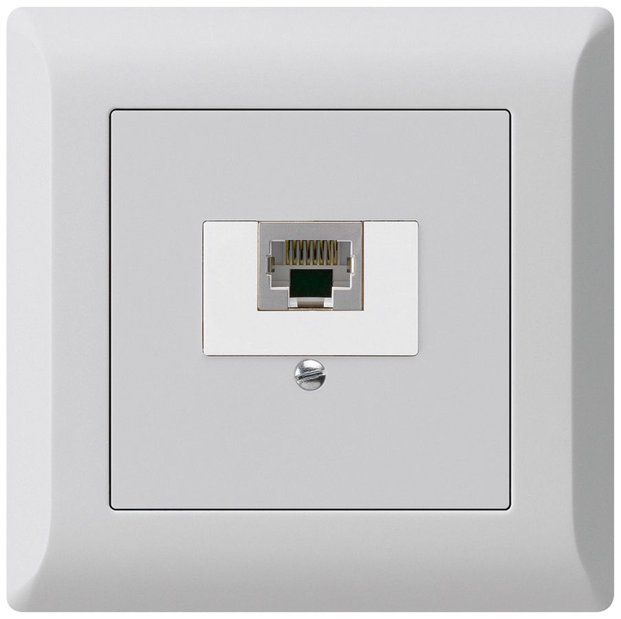 UP-Anschlussdose kallysto.line 1×RJ45s hellgrau