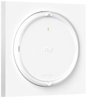 Émetteur mural Somfy Amy 1io 1-canal avec cadre blanc