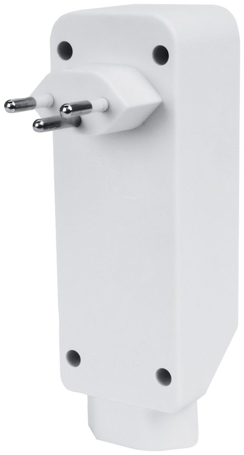 Fiche multiple Steffen 3×T13+1×T13 10A 230V IP20 blanc