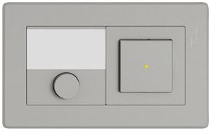 Combinaison ENC EDIZIO.liv SNAPFIX® 1×2 96×156mm fermeur+inverseur lum.grc