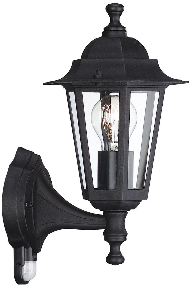 Applique Philips Peking E27 SEN 1×60W IP44 nero