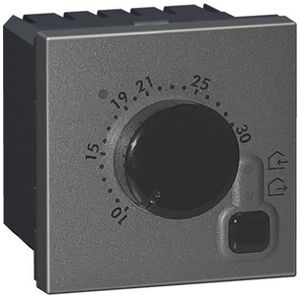 Thermostat d'ambiance INC MOS magnésium 5…30°C 2modules
