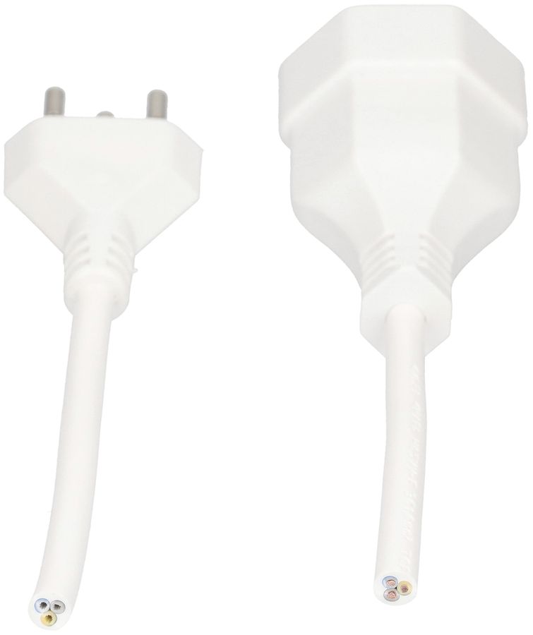 Prolunga MAX HAURI T12/T13 Td 3×1mm² 0.25m bianco