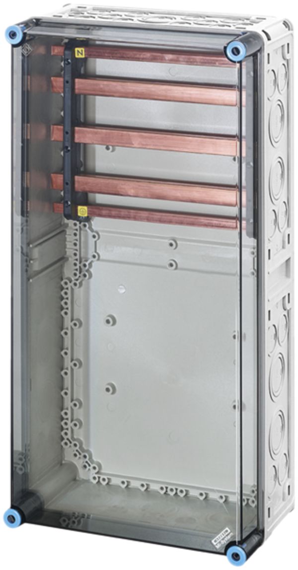 Gehäuse Hensel Mi, 300×600mm, Sammelschiene 400A, 5-polig