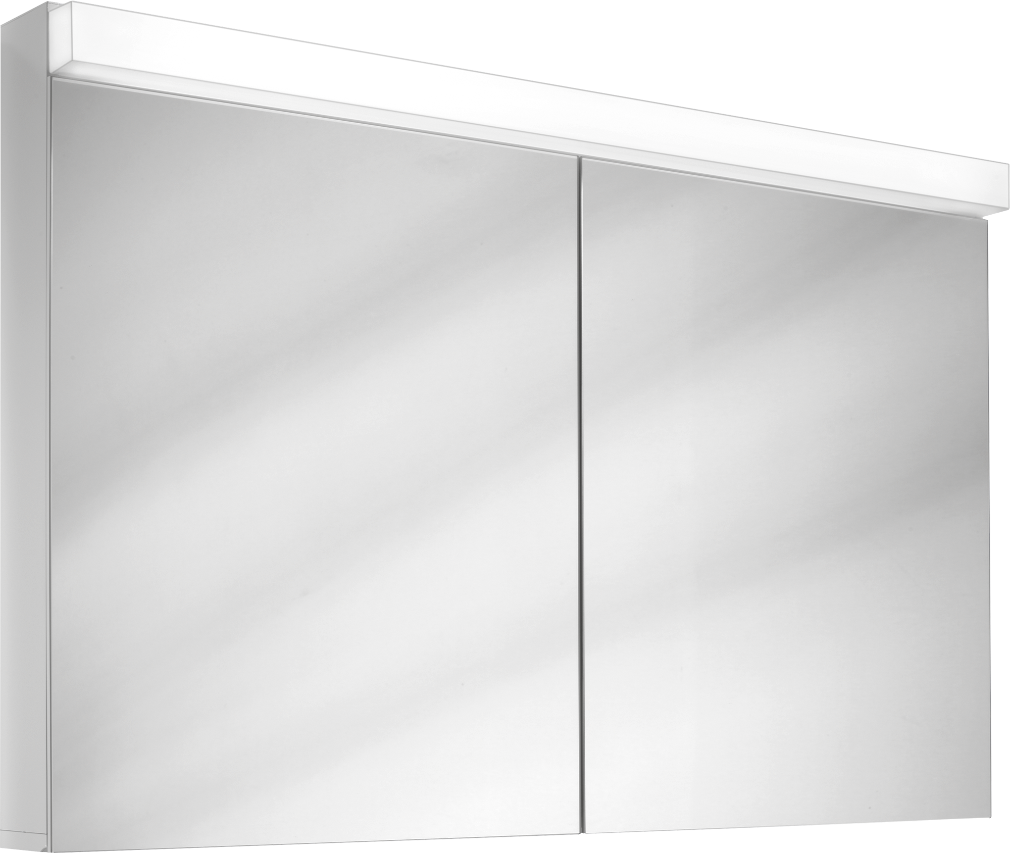 Schneider Spiegelschrank LOW 120/2/LED, 4000K, weiss