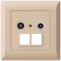 Prise multimédia ENC kallysto.line R/TV 4dB 2GHz beige