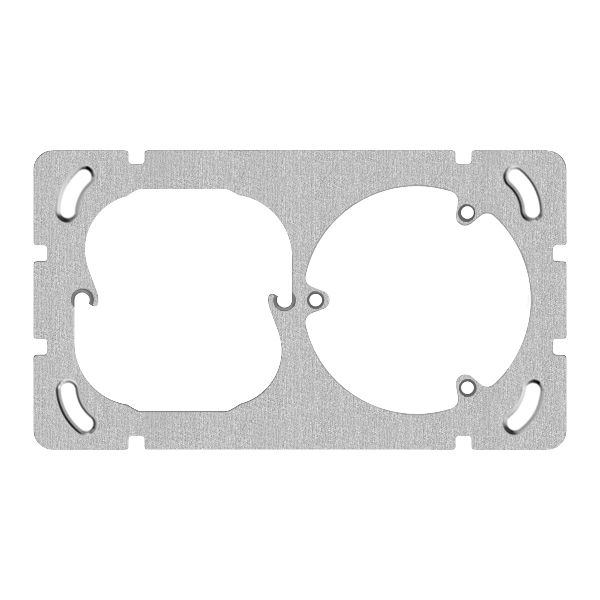 UP-Befestigungsplatte FH 1×2 52+3×T13 horizontal