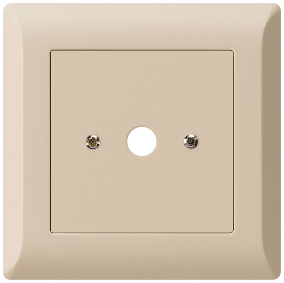 UP-Durchgangsdose kallysto.line beige Ø9mm ohne Klemmeneinsatz
