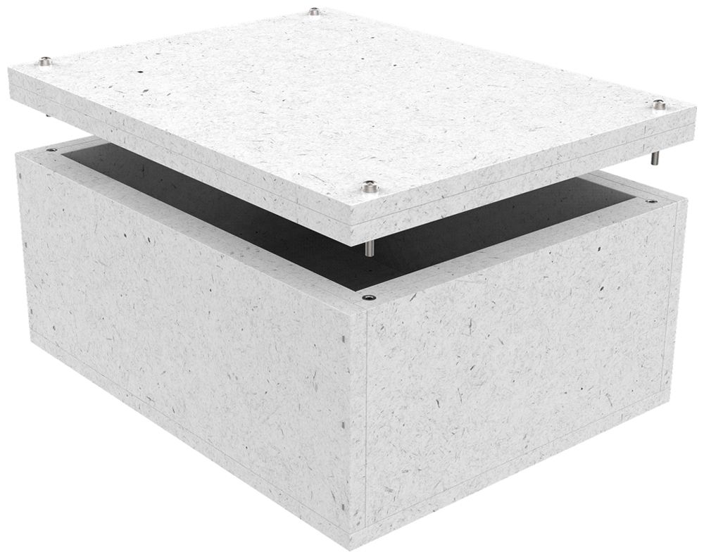 EB-Gehäuse Spotbox Feuerbox 400 EI60 410×310×160mm