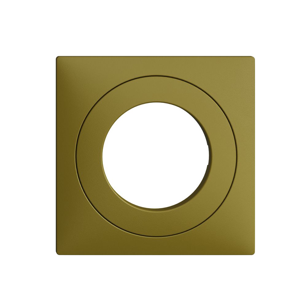 Kit frontale EDIZIOdue olive 60×60mm per interr.a chiave