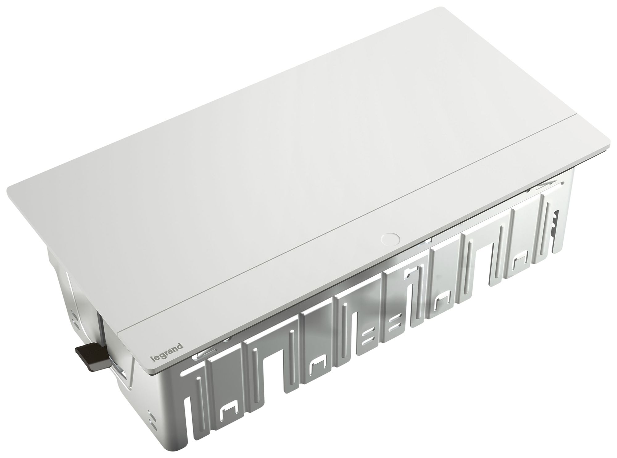 Tischsteckdose POP-UP für 8 Module Mosaic weiss