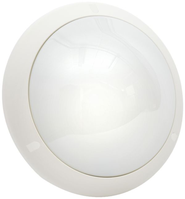 Armature Chartres Origine 70W E27 Ø350×110mm IP55, antivandalisme, blanc