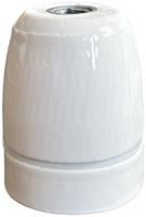 Fassung Elektrogros E27 M10×1 ≤220°C Ø47×57.5mm mit Erde weiss