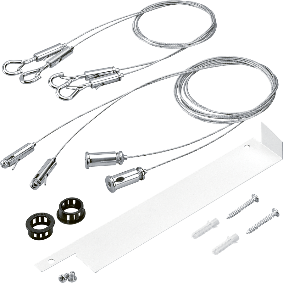 Seilabhängungsset zu LED-Anbauleuchte Roxy