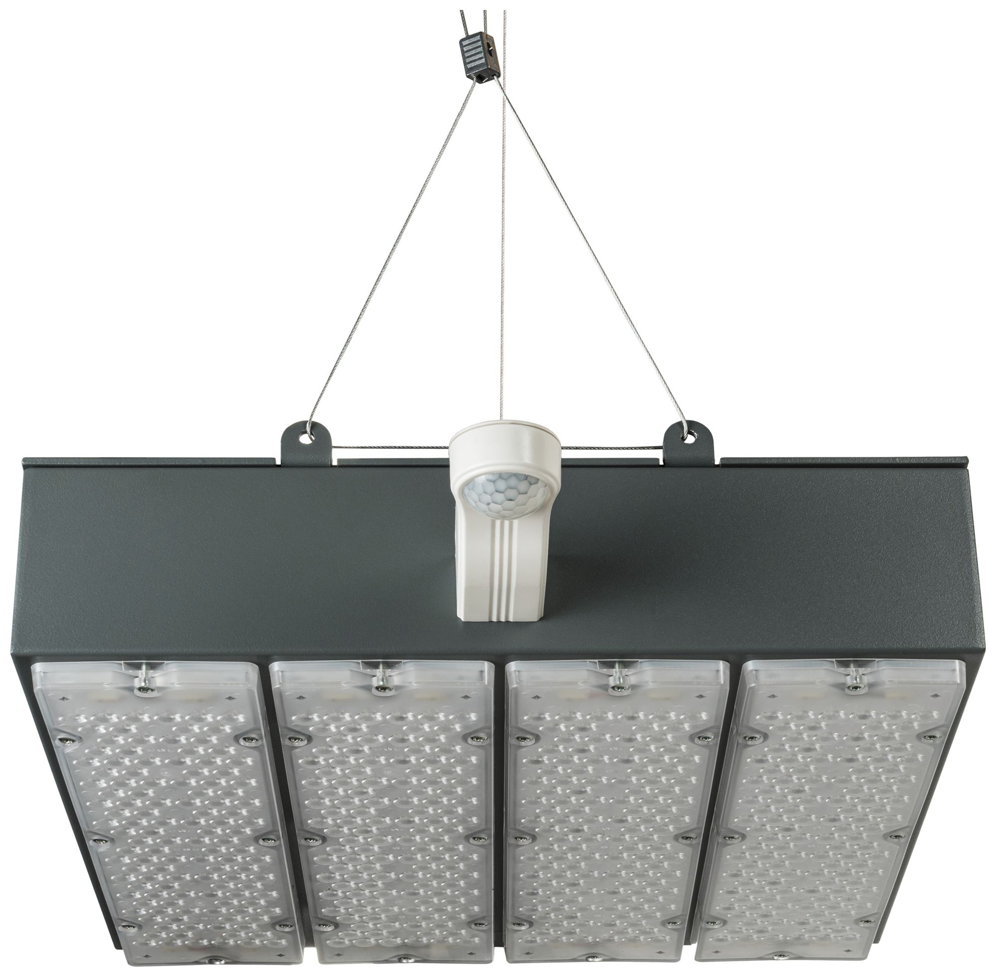 LED-Hallenstrahler Sylvania KubiXx AISLE PIR 110W 19700lm 840 IP65 DIM 440×370