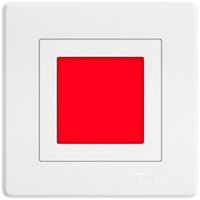Lampada LED INC EDIZIO.liv SNAPFIX® LED rosso 230V bi