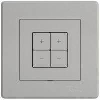 UP-Bedienaufsatz zu Dimmer EDIZIO.liv Wiser SNAPFIX® 2K 4T hgu