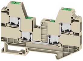 Durchgangs-Reihenklemme WM SL4C 0.5…10mm² 41A/1000V Snap-in TH35 be