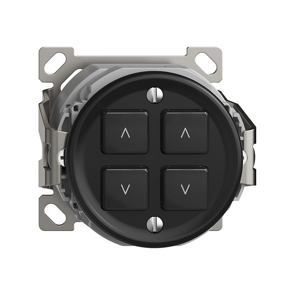 Interrupteur stores AP 2K/4T Sdue Wiser noir