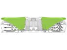 Morsetto di connessione WAGO Green Range 2L 0.34…4mm² con leva ve trasparente