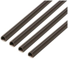 Minikanal MAX HAURI cablefix 5×5mm 4×1m selbstklebend braun