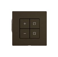 Station sec.variateur EDIZIO.liv Wiser SNAPFIX® 1 scène 4 touches WLAN br