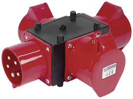 Distributore di corrente A. Steffen 3×CEE 32A 5p 415V CEE 32A IP44